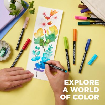 Koi Assorted Coloring Brush Pen Set