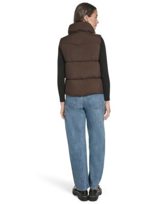 Women's Stand Collar Puffer Vest