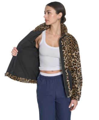 Women's Regular Stand Collar Sherpa Teddy Jacket