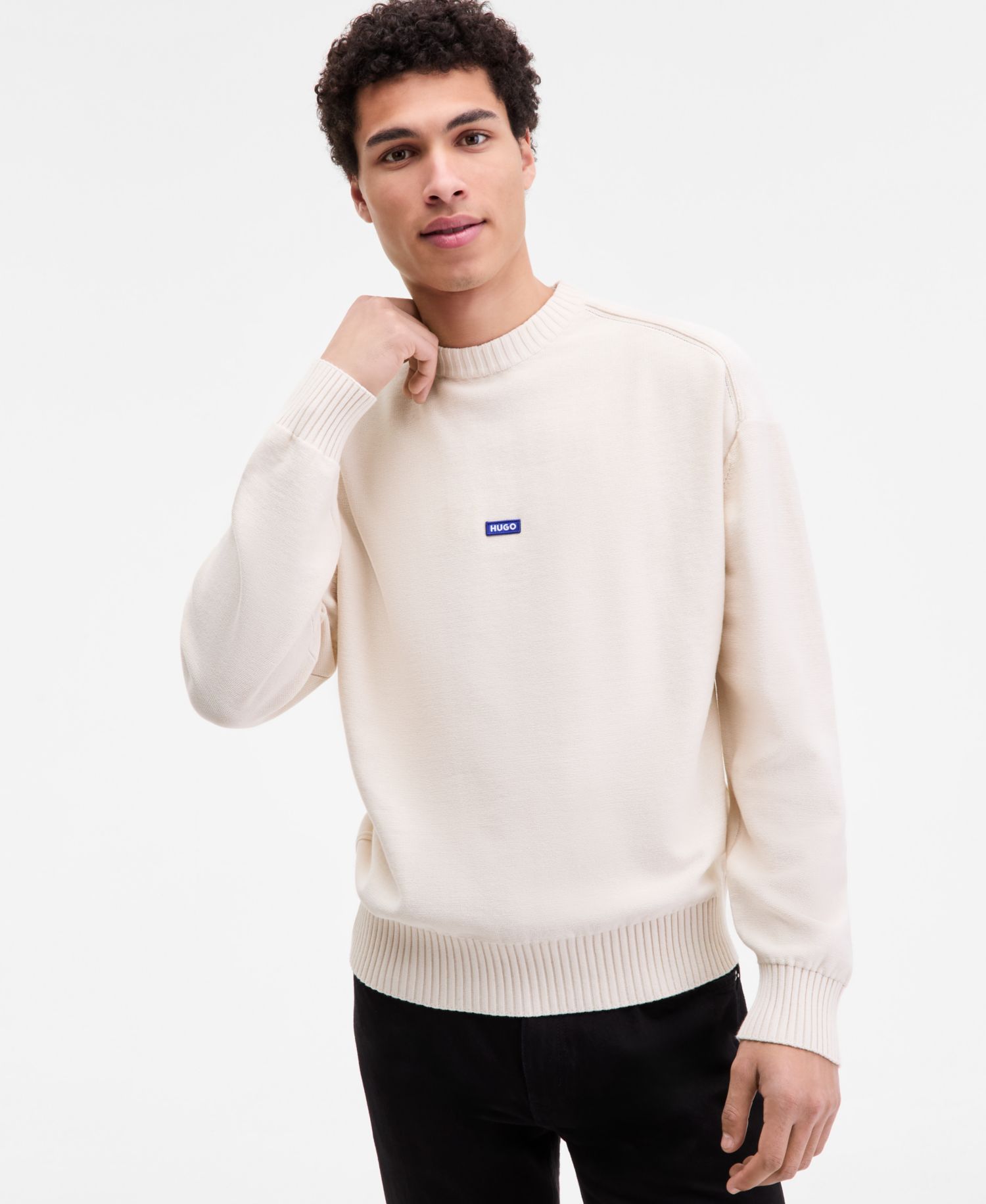 Men's San Casey Logo Badge Sweater