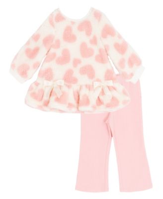 Girls' 2T-6X Printed Pullover and Leggings, 2-Piece Set