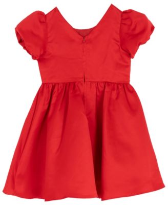 Girls' 2T-6X Embellished Short Sleeve Dress