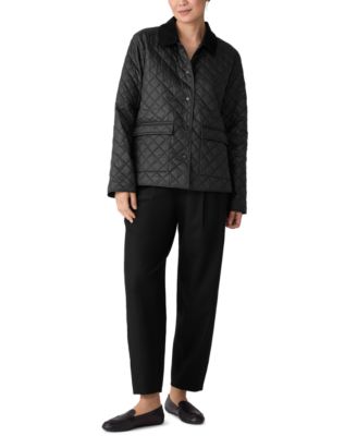 Women's Classic Collar Quilted Jacket
