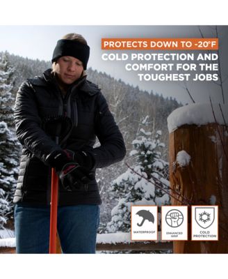 Men's Waterproof Abrasion Safety Glove - Durable, Warm Hand Protection for Tough Jobs