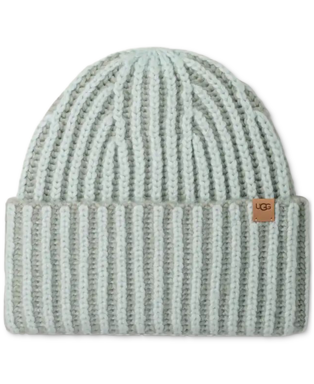 Ugg Chunky Plaited Beanie In Green