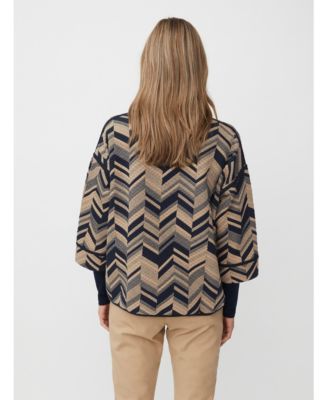 Women's MaBriella 3/4 Sleeve Round Neck Blouse