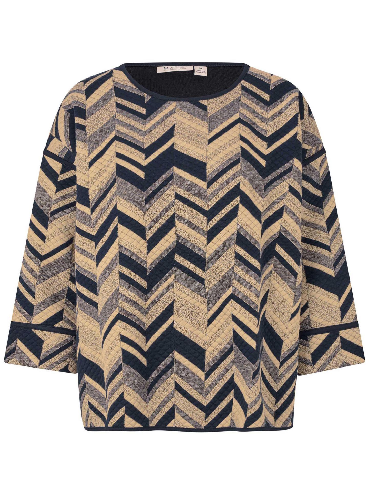 Женская блузка Masai Copenhagen MaBriella 3/4 Sleeve Round Neck, цвет: Travertine — фото 7