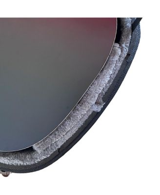 Ultralight EPP Acoustic Guitar Case with Headstock Protector 40/41 Inch Hard Shell Carrying Case with Shoulder Straps for Gig Travel Black