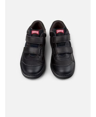 Boys Runner Four School Uniform Leather Boots