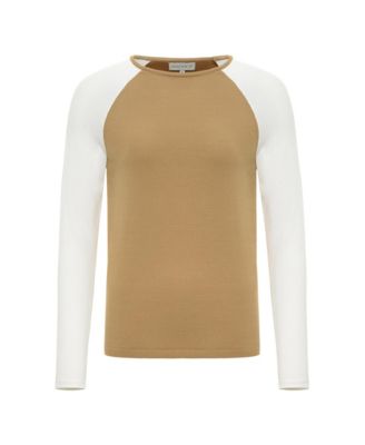 Women's Connie Sweater Knit Baseball Sleeve Shirt