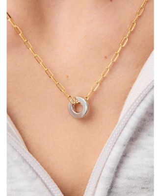 Gold Pendant - Jasper