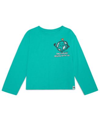 Color Lab Girls' 2-10 Printed Long-Sleeve T-Shirt