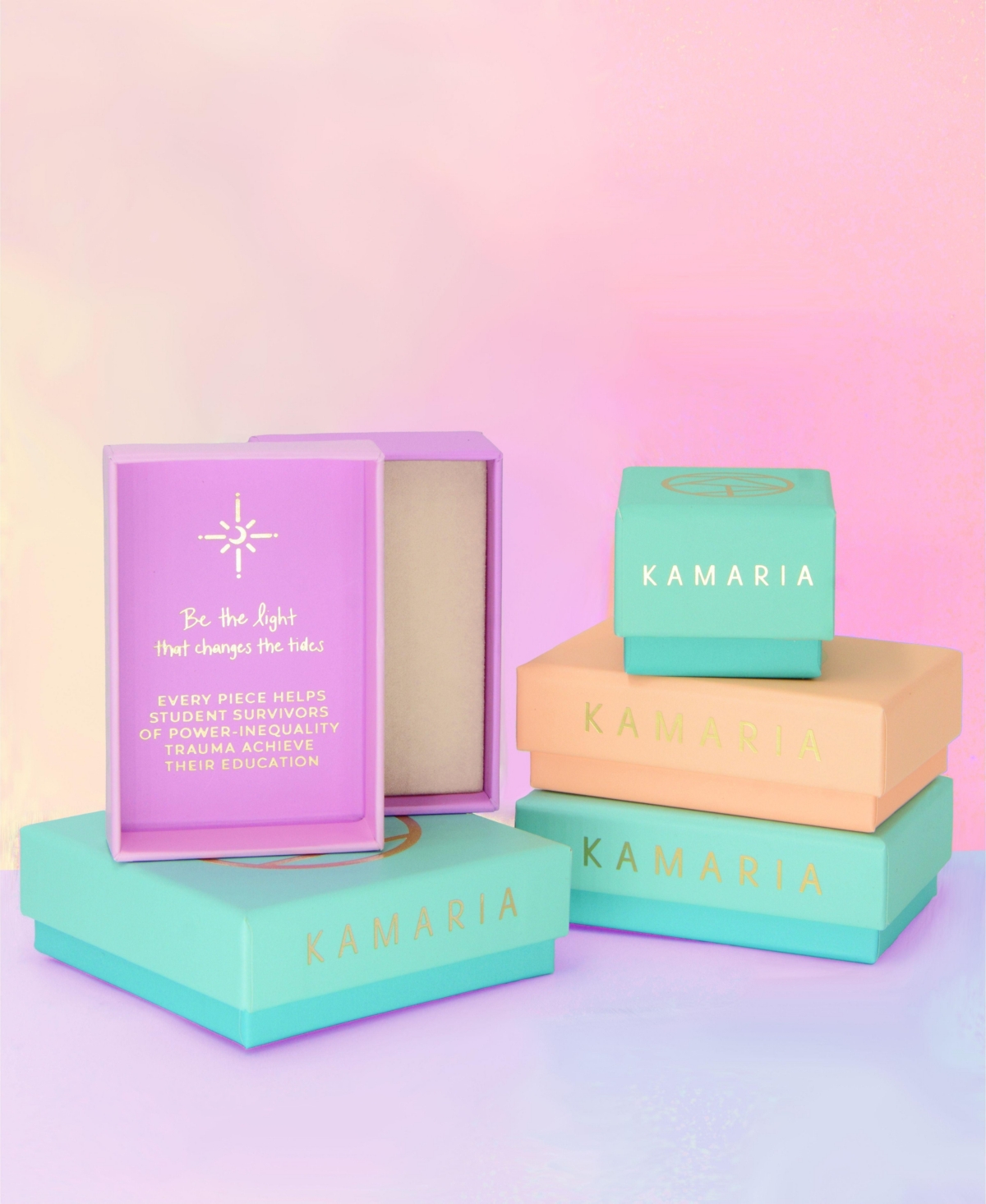 Kamaria Drops Of Spring Necklace With Lab-grown Opal In 14k Gold Plated Sterling Silver In Gold
