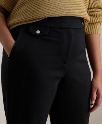 Plus Size Ponte Ankle Pant