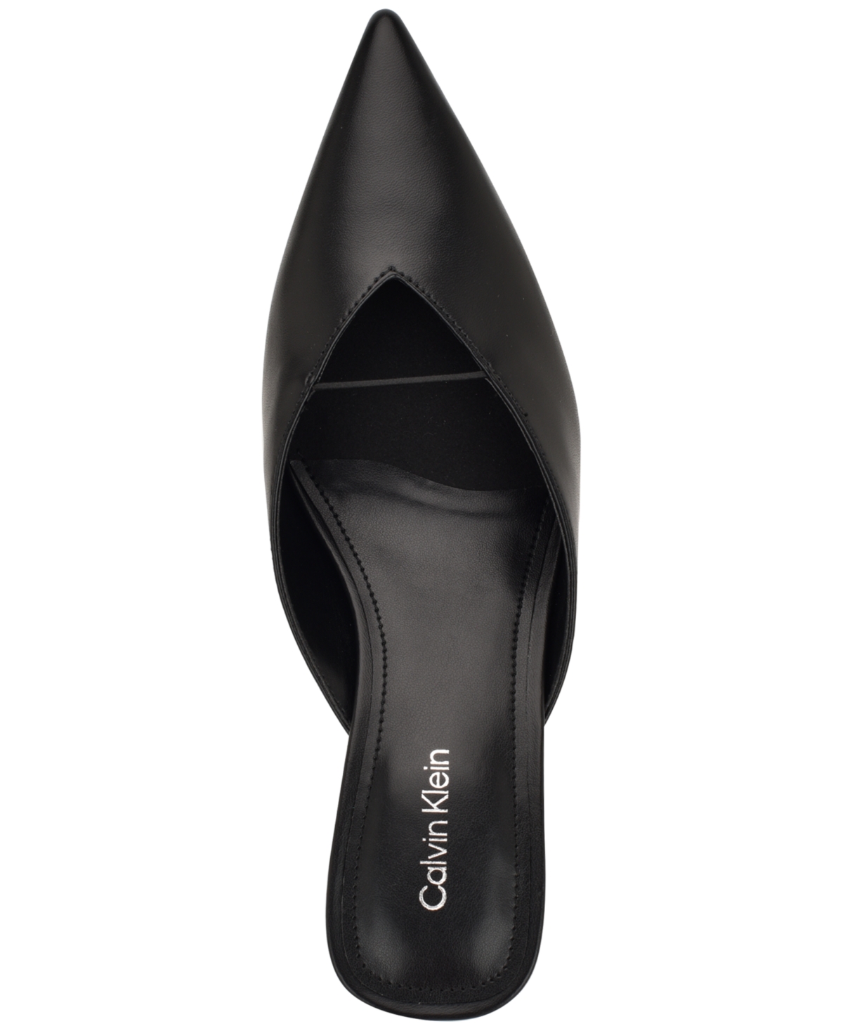 Calvin Klein Camily Pointed Toe Mule In Black