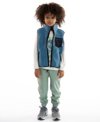 Sovereign Code - Boys 2T-7 T-Shirt, Vest and Joggers, 3-Piece Set