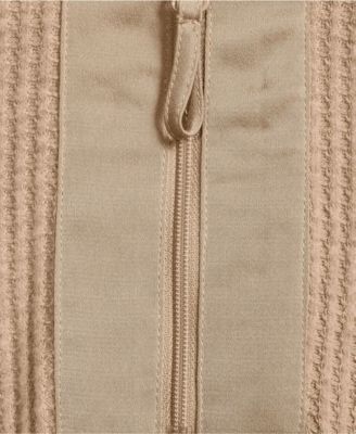 Women's Long Sleeve Waffle Quarter Zip Pullover