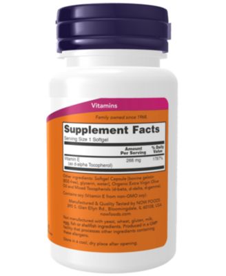 Vitamin E-400 With Mixed Tocopherols, 100 Sofgels