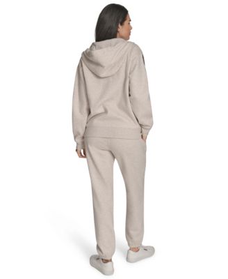 Women's Fleece Logo Tape Hoodie Jacket