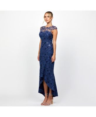 Women's Phoebe Cap Sleeve Hi Lo Dress