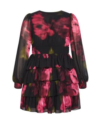 Plus Size Kailey Print Mini Dress