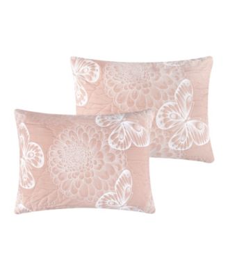 Mariposa Dahlia Matelass&eacute; 3-Pc. Coverlet Set, King