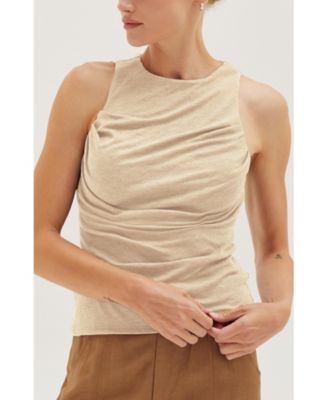 Women's Women's Liv Shirred Knit Tank Top