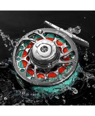 Sword Fly Fishing Reel, CNC-Machined Aluminum Alloy Fly Reel, 3/4, 5/6, 7/8, 9/10 Weight, Black, Gunmetal, Space Gray