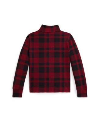 Boys 2-7 Plaid Cotton Interlock Pullover