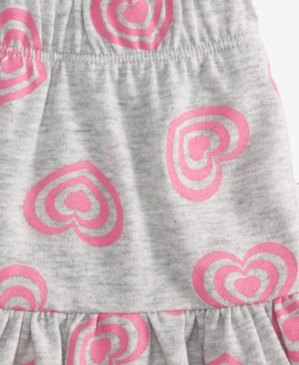 Girls Toddler 2T-4T Ring Heart Scooter Skirt, Macy's Exclusive