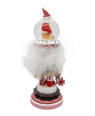 Hollywood 10" Gingerbread Water Globe Nutcracker