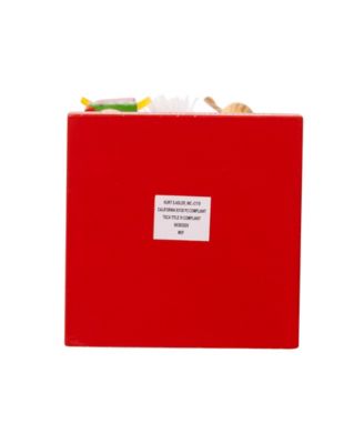 Wooden 15" Santa Calendar Nutcracker