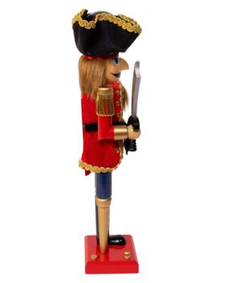 15" Pirate Nutcracker with Peg Leg
