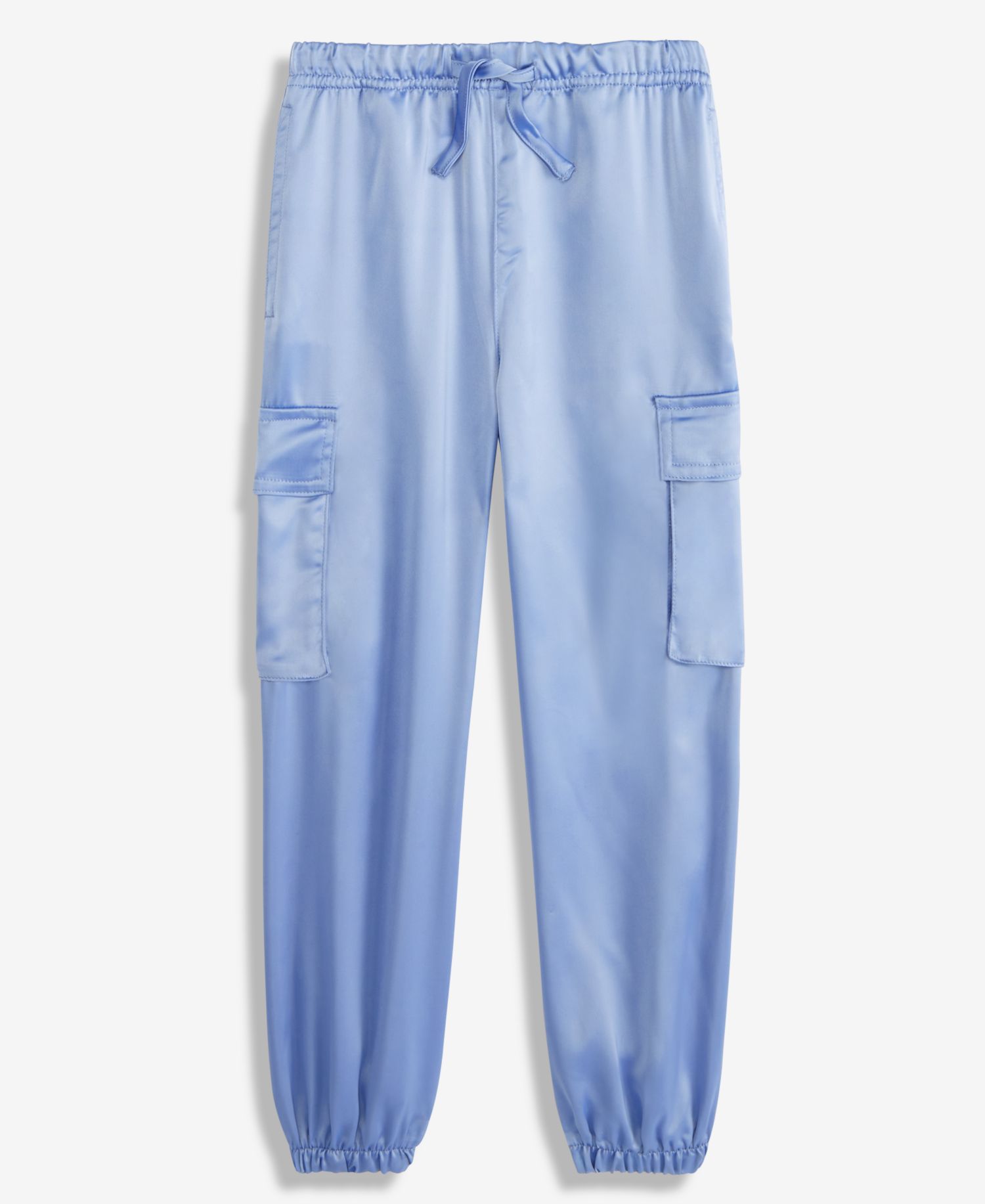 Girls 5-20 Satin Cargo Jogger Pants