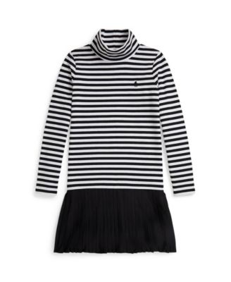 Polo Ralph Lauren - Girls 7-16 Striped Turtle Neck Dress