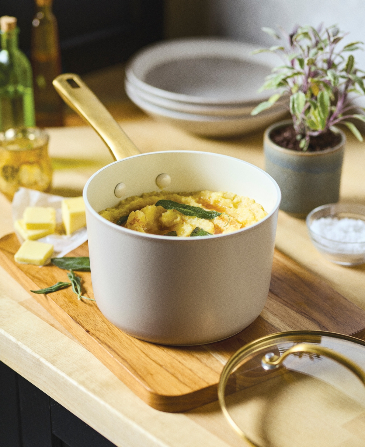 Farberware Forged Induction Ceramic Nonstick 3-Quart Sauce Pan