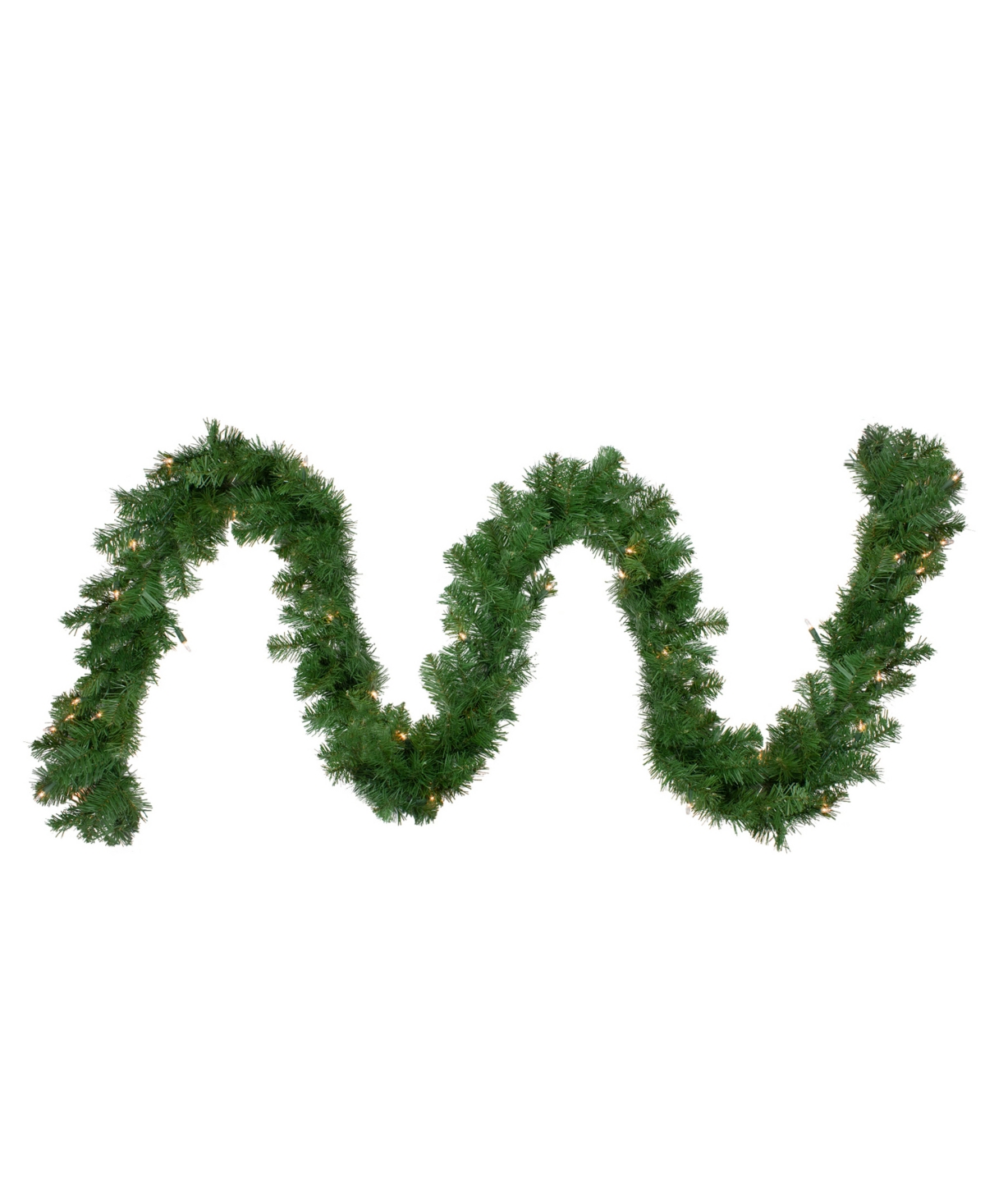 Northlight 9' Pre-lit Windsor Pine Artificial Christmas Garland In Green