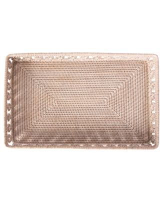 Artifacts Trading Company Artifacts Trading Company Rattan 17" Rectangular Tray – Inna Design Serveware
