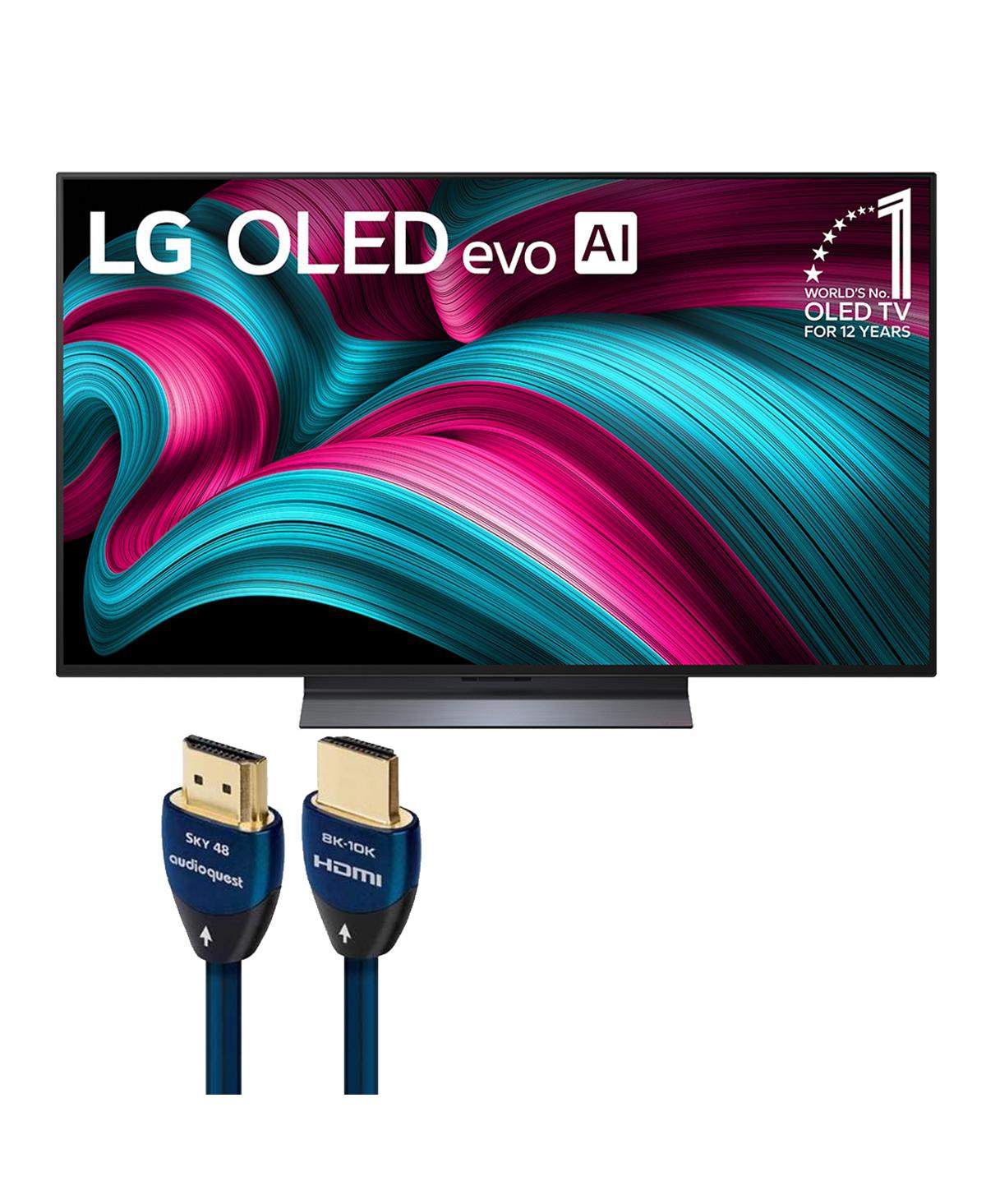 Lg Lg Oled48C5PUA 48 Inch 4K OLED evo C5 Smart Tv with AudioQuest Sky 3m Hdmi Cable