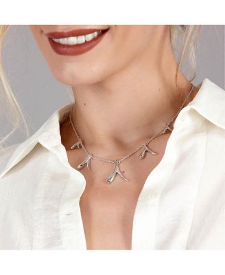 Sycamore Station Necklace In Gold Vermeil