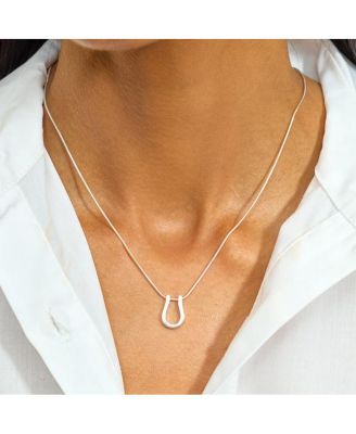 Horse Shoe Petal Pendant