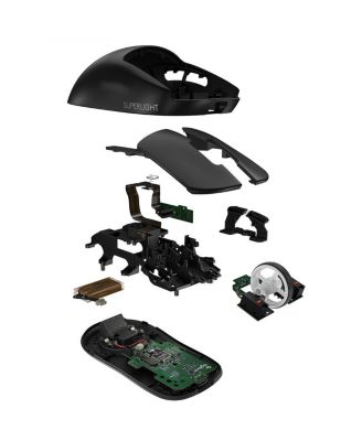 G PRO X SUPERLIGHT 2 LIGHTSPEED Gaming Mouse, Black