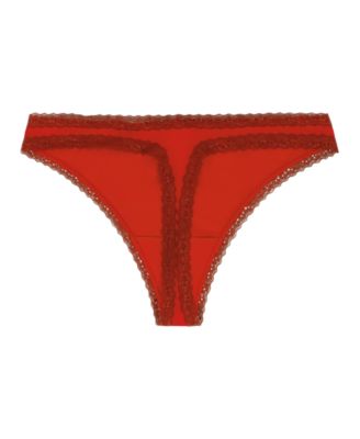 Women's Lace Trim Thongs GPW03080