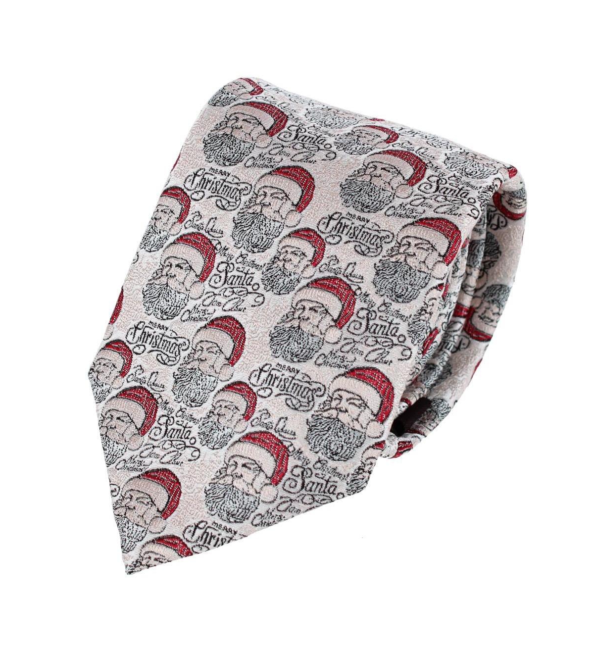 Trafalgar Big & Tall Santa Claus Is Watching Silk Novelty Necktie