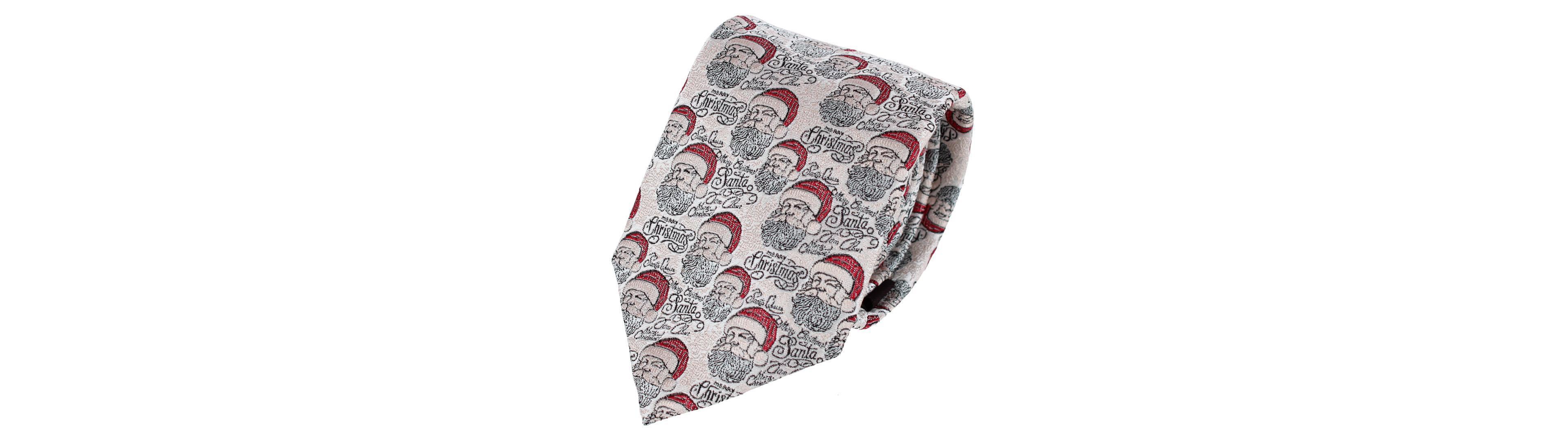 Trafalgar Big & Tall Santa Claus Is Watching Silk Novelty Necktie