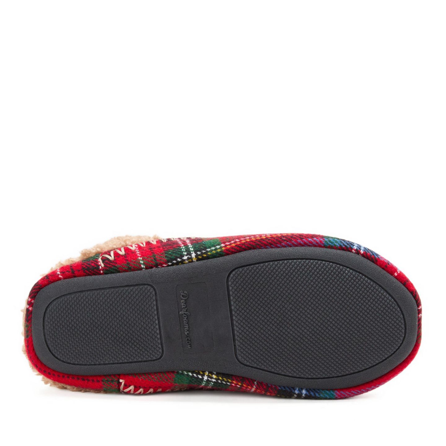 Женские сабо Dearfoams Mama Bear Plaid Clog Slipper, цвет: Клетчатый — фото 3