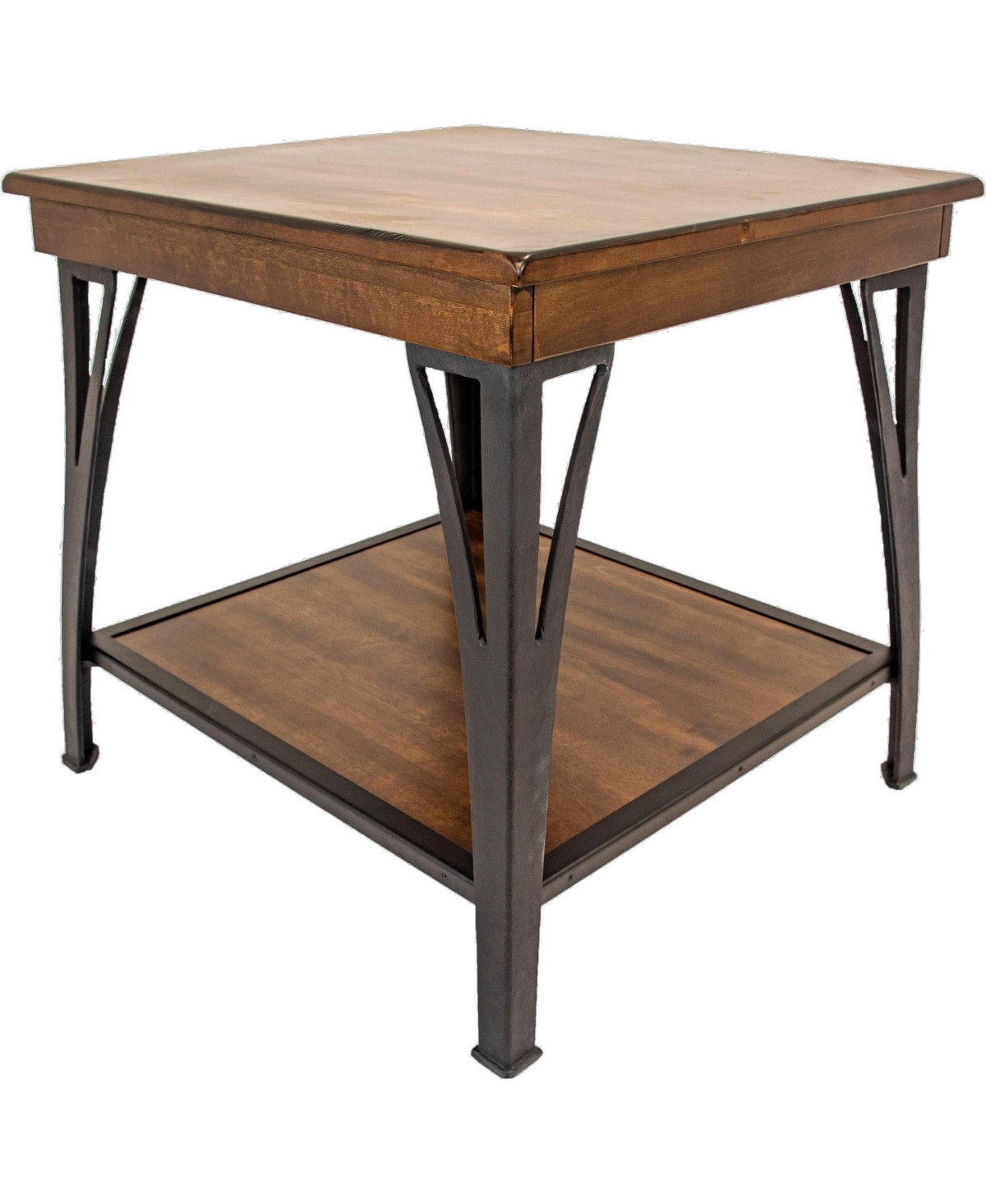 Intercon End Table, 24 x 26 x 24 in Copper