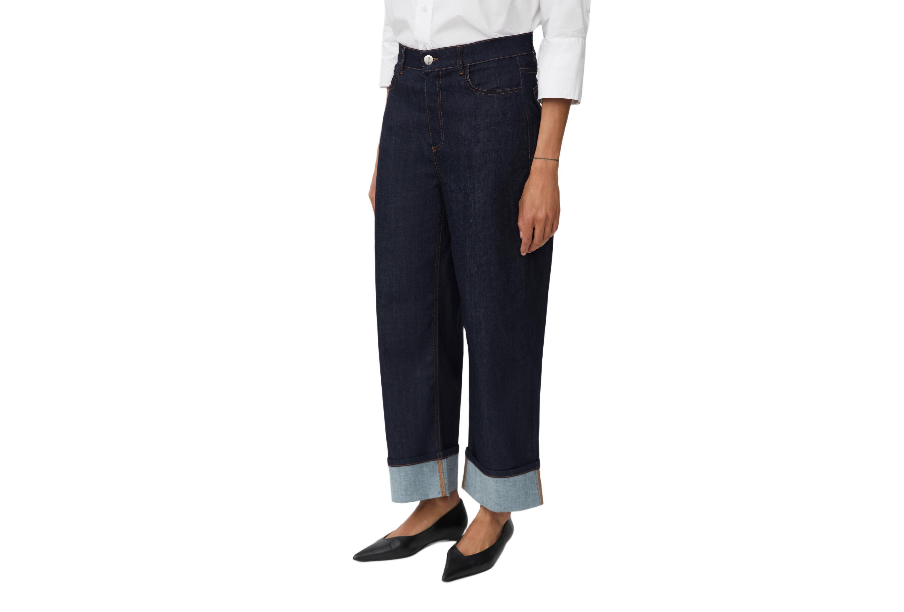 Masai Copenhagen Women's MaPalvessa Loose Fit Turn Up Jeans