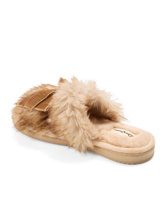 Women's Bianca Pile Slide Slipper with Bow
