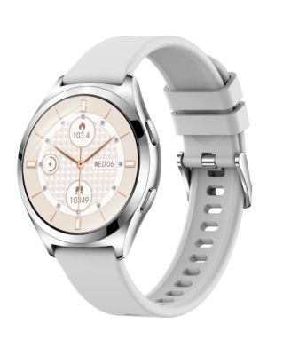 watch 1.27 HD large screen heart rate female physiological monitoring waterproof Bluetooth watch -Silver